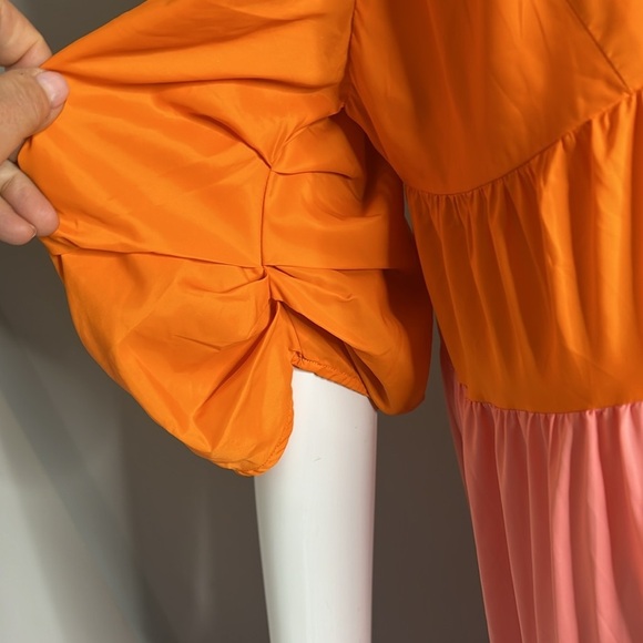 Staud Sz L Lightweight Meadow Nylon Maxi Dress - Worn Once - Picture 8 of 8